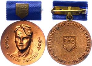 Germany - DDR Artur Becker Medal for the ... 