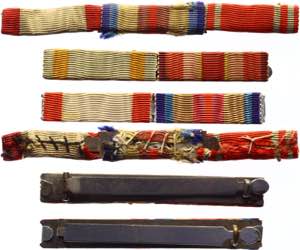 Japan Ribbon Bar Set 1900 - 1945