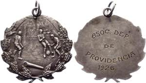 Chile Football Medal De Providencia 1923