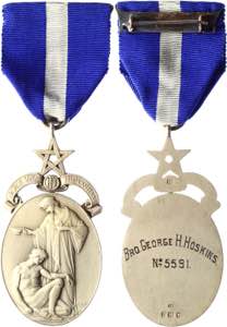 Great Britain Masonic Medal Aegros Sanat ... 