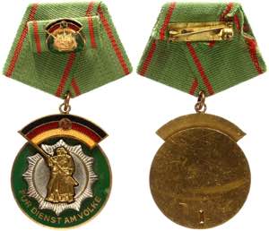 Germany - DDR Soviet Army Stasi Medal for ... 