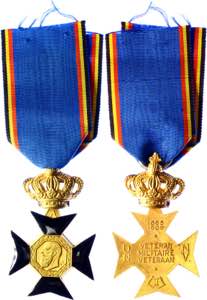 Belgium Cross of the Military Veterans of ... 