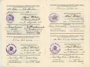 Germany - Third Reich Certificate for German ... 
