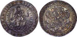 German States Bavaria 1 Taler 1625