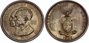 Philippines 1 Peso 1936
