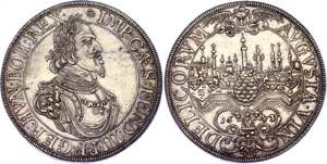 German States Augsburg 1 Taler 1643