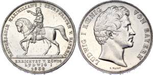German States Bavaria 2 Taler / 3-1/2 Gulden ... 