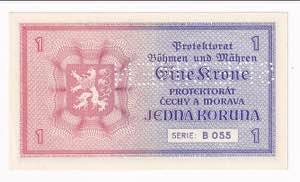 Bohemia & Moravia 1 Koruna 1940 Specimen