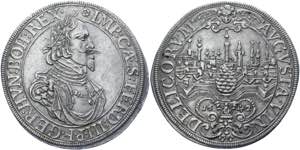 German States Augsburg 1 Taler 1642