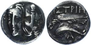 Ancient Greece Moesia, Istros AR Drachm 256 ... 