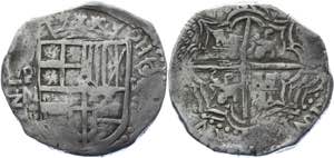 Bolivia 8 Reales 1616 - 1617 (ND) PM