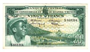 Belgian Congo 20 Francs ... 