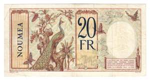 New Caledonia 20 Francs 1929