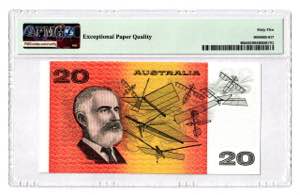 Australia 20 Dollars 1991 PMG 65 EPQ