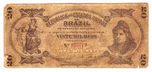 Brazil 20 Mil Reis 1900