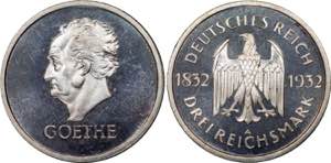 Germany - Weimar Republic 3 Reichsmark 1932 ... 
