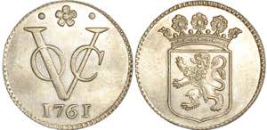 Netherlands East Indies Duit 1761 VOC