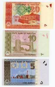 Pakistan Set of 7 Banknotes 2006 - ... 