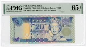Fiji 20 Dollars 1996 ... 