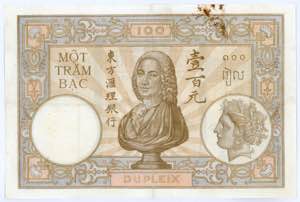 French Indochina 100 Piastres 1936 - 1939