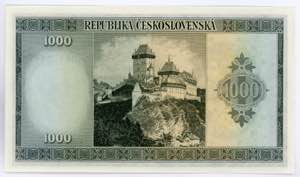 Czechoslovakia 1000 Korun 1945 Specimen