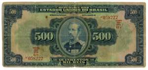 Brazil 500 Mil Reis 1931