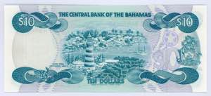 Bahamas 10 Dollars 1974 - 1984