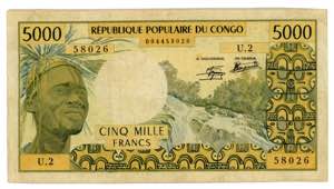 Congo 5000 Francs 1978