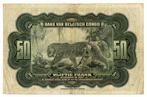 Belgian Congo 50 Francs 1943