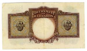 Barbados 1 Dollar 1943