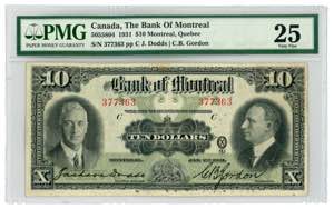 Canada 10 Dollars 1931 ... 