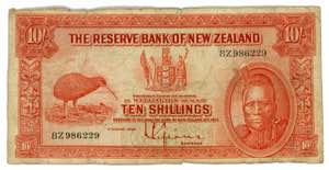 New Zealand 10 Shillings ... 