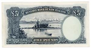 New Zealand 5 Pounds 1960 - 1967