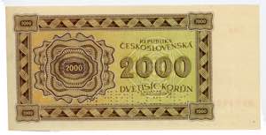 Czechoslovakia 2000 Korun 1945 Specimen