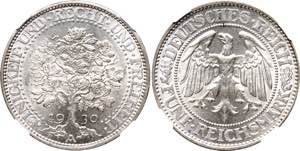 Germany - Weimar Republic 5 Reichsmark 1930 ... 