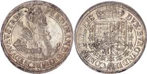 Austria Tyrol 1 Taler 1577 - 1595 (ND)