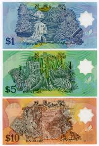 Brunei Lot of 3 Banknotes 1998 - 2008