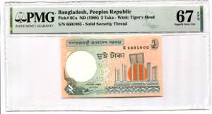 Bangladesh 2 Taka 1988 ... 
