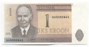 Estonia 1 Kroon 1992