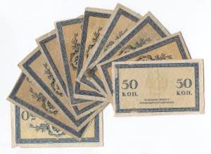 Russia 10 x 50 Kopeks 1915 (ND)