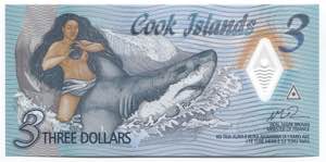 Cook Islands 3 Dollars ... 