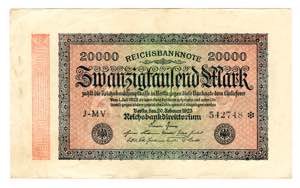 Germany - Weimar Republic 20000 Mark 1923 ... 