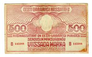 Estonia 500 Marka 1920 ... 