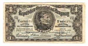 Uruguay 1 Peso 1914 ... 