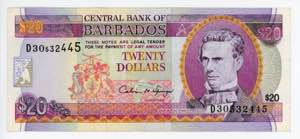 Barbados 20 Dollars 1996 ... 