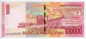 Indonesia 100000 Rupiah 2004