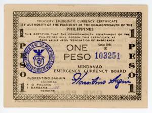 Philippines 1 Pesos 1941