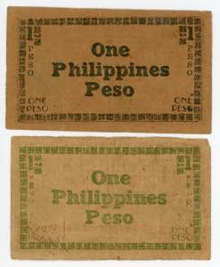 Philippines 2 x 1 Pesos 1943 - 1945