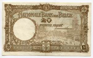 Belgium 20 Francs 1924