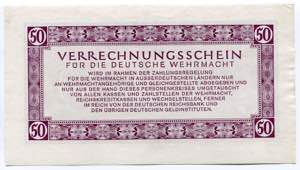 Germany - Third Reich 50 Reichsmark 1944